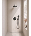 Inbouwthermostaat Set Caral – Mat Zwart - 30cm Hoofddouche & Handdouche 3-standen