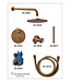 Inbouwthermostaat Set Caral – Geborsteld Brons Koper (PVD) - 30cm Hoofddouche & Handdouche