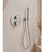 Inbouwthermostaat Set Caral – Geborsteld Staal - 30cm Hoofddouche & Handdouche 3-standen - Copy