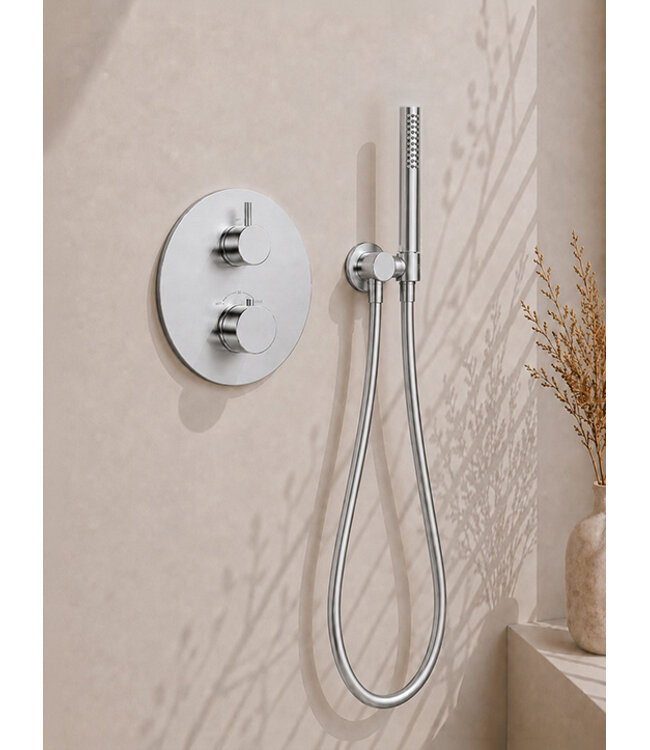 Inbouwthermostaat Set Caral – Chroom - 30cm Hoofddouche & Handdouche 3-standen