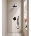 Inbouwthermostaat Set Caral – Mat Zwart - 30cm Hoofddouche & Handdouche
