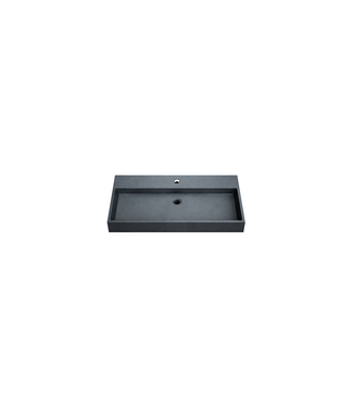 DutchLine Wastafel Graniet Mat Zwart 80x46cm – DutchLine Wasbak