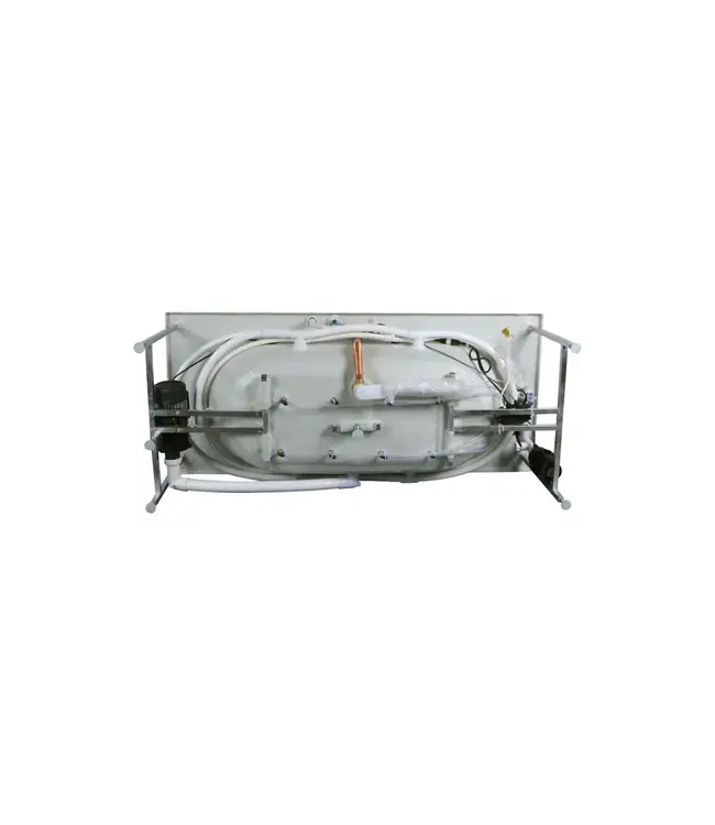 Duchline Whirlpool Inbouw Ligbad 180x80cm - Massage & Bodem Jets Glans Wit