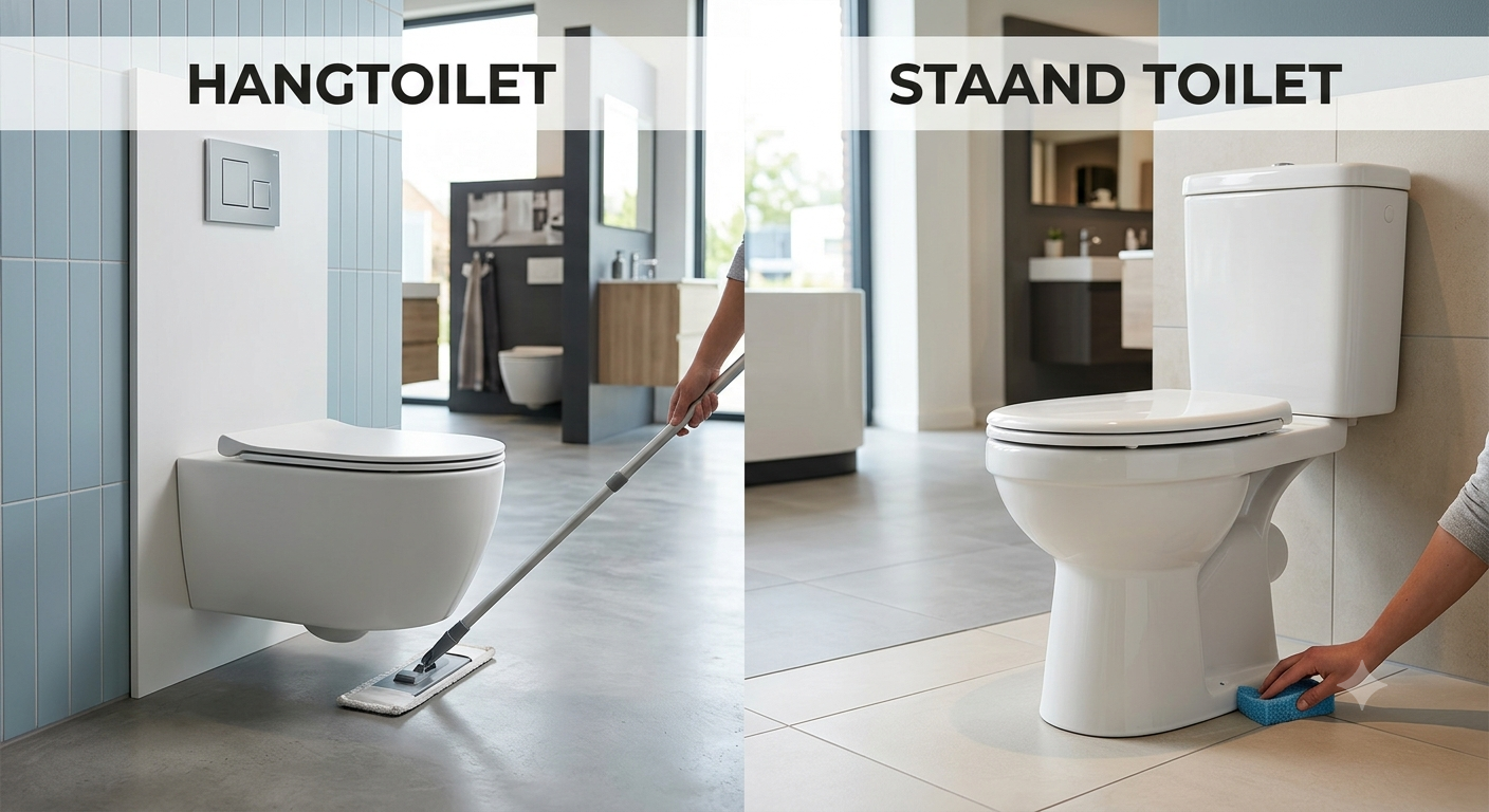 Hangtoilet of staand toilet kiezen?