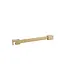 Stabilisatiestang Geborsteld Messing / Goud (PVD) 120cm | T.b.v. 8mm DutchLine Smart Glas
