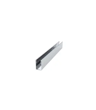ALONI Losse Muurprofiel voor Smart Douchewand Chroom 200cm - Geschikt voor 8mm
