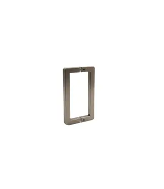 DutchLine Deurgreep Gunmetal (PVD) 60x225mm | Voor Profielloze Nisdeur