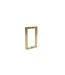 Deurgreep Geborsteld Messing (PVD) 60x225mm | Voor Profielloze Nisdeur