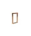 Deurgreep Geborsteld Brons Koper (PVD) 60x225mm | Voor Profielloze Nisdeur