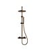 Opbouw Regendouche set S-250 Geborsteld Brons Koper (PVD) 25cm hoofddouche