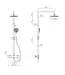 Opbouw Regendouche set PRO 200 Mat Zwart 20cm hoofddouche