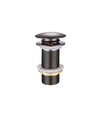 DutchLine Afvoerplug Gunmetal extra lang 10cm - Clickwaste verlengd 1/4
