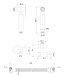 Bidetset TIVARO Geborsteld Messing met handdouche en doucheslang 1/2" - Bidetdouche 29.4308