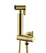 Bidetset TIVARO Geborsteld Messing met handdouche en doucheslang 1/2" - Bidetdouche 29.4308