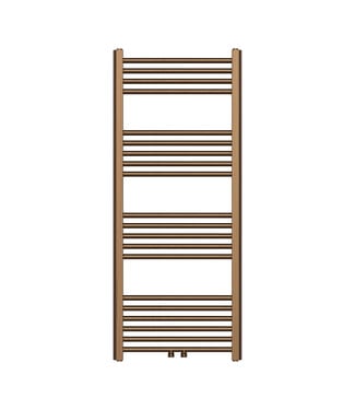 BELRAD Handdoekradiator 120x50cm 537 Watt Mat Bruin Brons - Middenaansluiting Belrad Designradiator