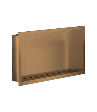ALONI Nisjes badkamer Mat Bruin Brons⎢60x30x7cm⎢Inbouwnis Douche