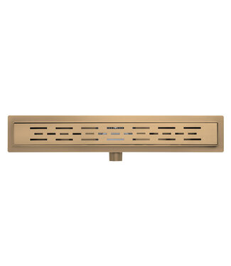 ALONI Douchegoot 80cm Mat Bruin Brons | PVD Coating & Extra Ondiep