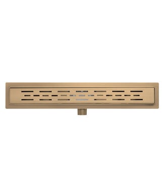 ALONI Douchegoot 50cm Mat Bruin Brons | PVD Coating & Extra Ondiep