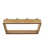 Doucherek Opbouw Frame Mat Bruin Brons met Handdoekhaken 30x60cm - Aluminium