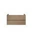 Wastafelonderkast Sally XL 118x60x45,3cm - Zand (Greeploos & Softclose)