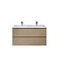 Wastafelonderkast Sally XL 118x60x45,3cm - Zand (Greeploos & Softclose)
