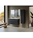 Wastafelonderkast Sally XL 118x60x45,3cm - Mat Zwart (Greeploos & Softclose)