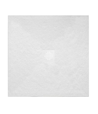 Wiesbaden Douchebak Composiet Stonea Mat Wit 100x100cm Antislip & Inkortbaar