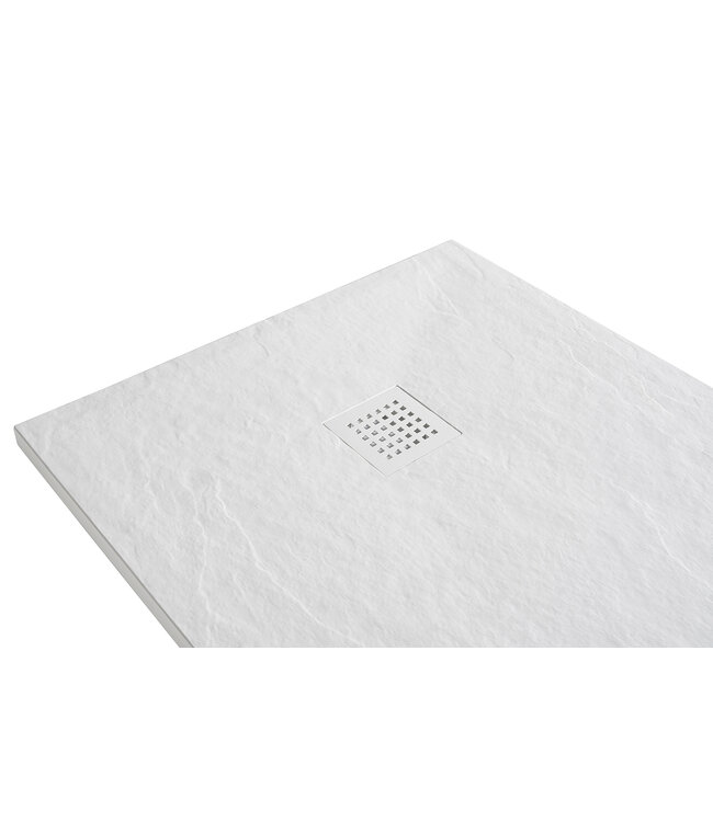 Douchebak Composiet Stonea Mat Wit 100x120cm Antislip & Inkortbaar