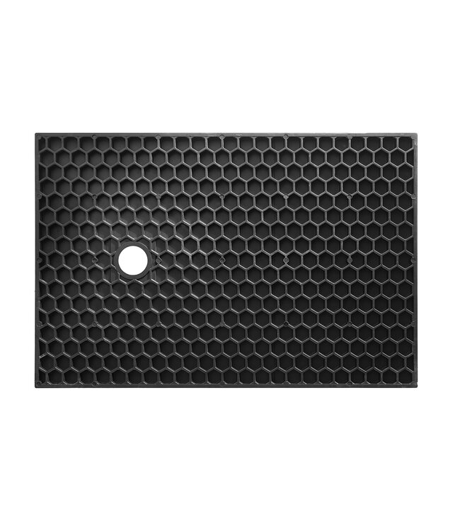 Douchebak Composiet Stonea Mat Zwart 100x120cm Antislip & Inkortbaar