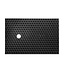 Douchebak Composiet Stonea Mat Zwart 100x120cm Antislip & Inkortbaar