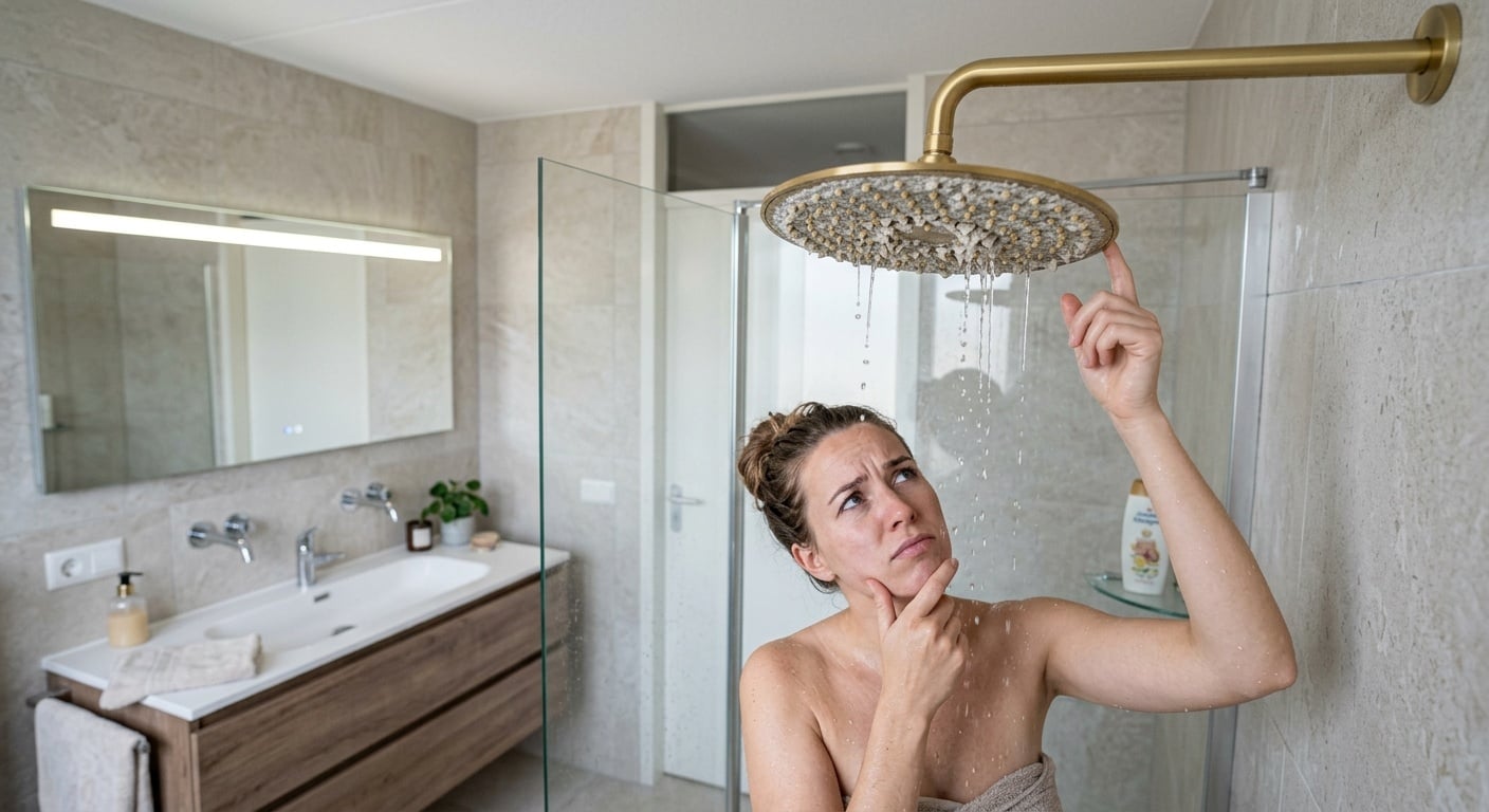 Lage waterdruk in de douche: oorzaken