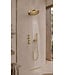 UniMatch Pluuto Hoofddouche 2-standen Geborsteld Messing (PVD)32cm - Inbouw wandmontage