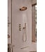 UniMatch Pluuto Hoofddouche 2-standen Geborsteld Brons Koper (PVD)32cm - Inbouw wandmontage