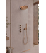 UniMatch Pluuto Hoofddouche 2-standen Geborsteld Brons Koper (PVD)32cm - Inbouw wandmontage