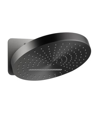 Wiesbaden UniMatch Pluuto Hoofddouche 2-standen Gunmetal (PVD)32cm - Inbouw wandmontage