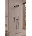 UniMatch Pluuto Hoofddouche 2-standen Gunmetal (PVD)32cm - Inbouw wandmontage