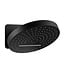 UniMatch Pluuto Hoofddouche 2-standen Mat Zwart 32cm - Inbouw wandmontage