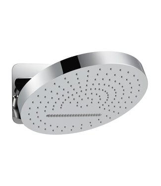 Wiesbaden UniMatch Pluuto Hoofddouche 2-standen Chroom 32cm - Inbouw wandmontage