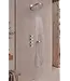 UniMatch Pluuto Hoofddouche 2-standen Chroom 32cm - Inbouw wandmontage