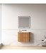 Badkamermeubel Eleonora 80 cm Acacia | Incl. Solid Surface Wastafel