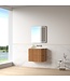 Badkamermeubel Eleonora 80 cm Acacia | Incl. Solid Surface Wastafel