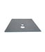 Bouw- en isolatieplaat voor hangtoilet Voorgeboord | Waterdicht & Betegelbaar - XPS 120x130x2cm