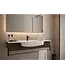 Kaya Wastafelmeubel 100cm met Frame & Witte Wastafel