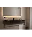 Kaya Wastafelmeubel 100cm met Frame & Zwarte Wastafel