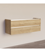 Wastafelonderkast Trendline Basic 140 cm Natural Oak | 2 Softclose lades