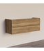 Wastafelonderkast Trendline Basic 140 cm Tabak Oak | 2 Softclose lades