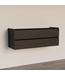 Wastafelonderkast Trendline Basic 140 cm Black Oak | 2 Softclose lades