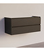 Wastafelonderkast Trendline Basic 120 cm Black Oak | 2 Softclose lades