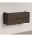 Wastafelonderkast Trendline Basic 120 cm Brown Oak | 2 Softclose lades