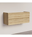 SANI-SUPPLY Wastafelonderkast Trendline Natural Oak 120x47x52cm softclose lades